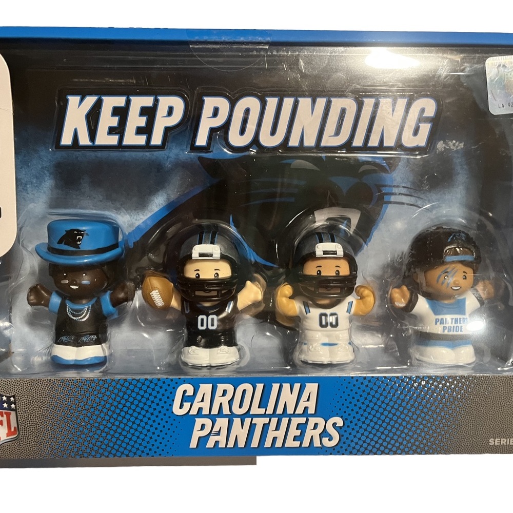 NFL Mattel Fisher Price Little People NFL Collector Carolina Panthers New in Box